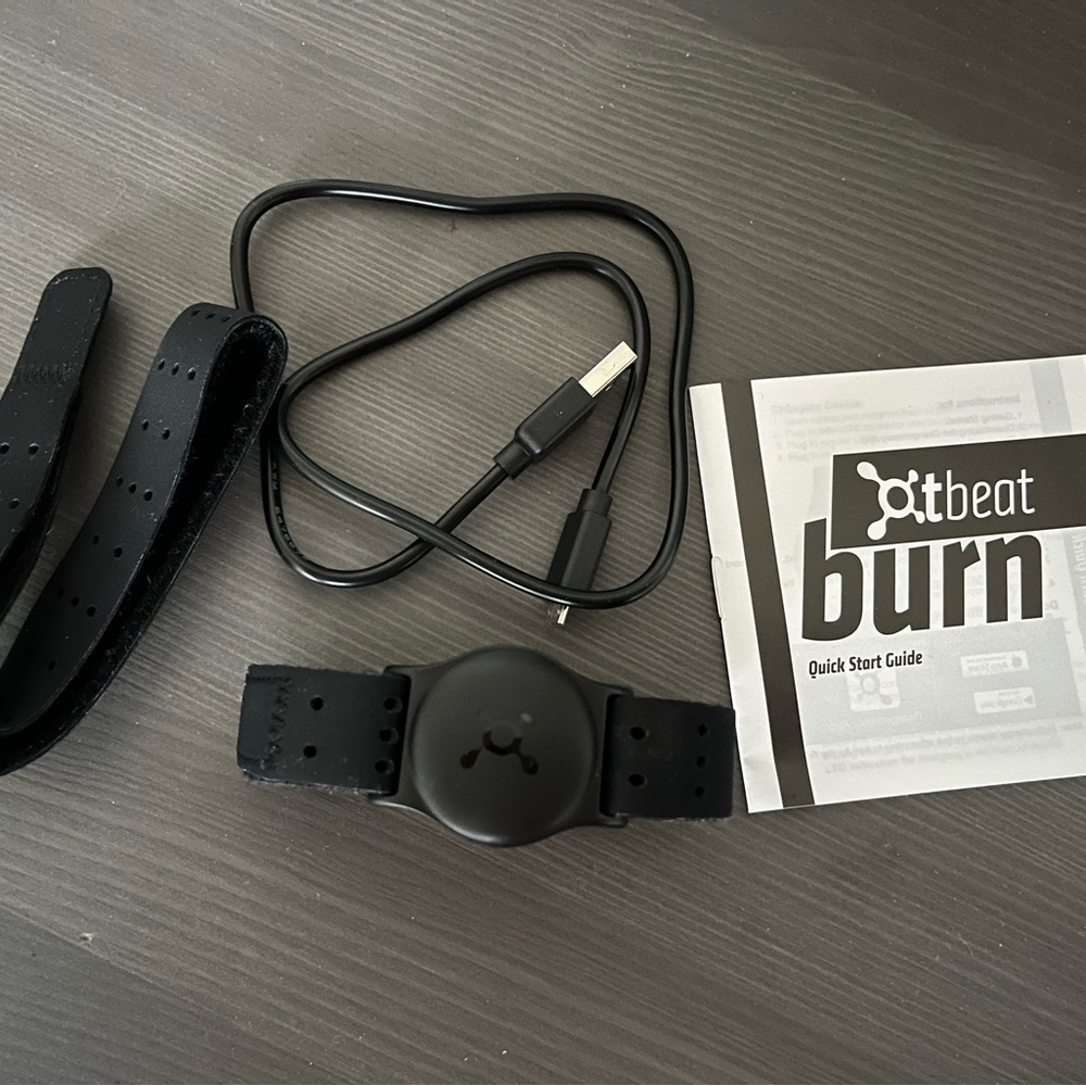 Orangetheory Black Heart Rate Monitor Wristband